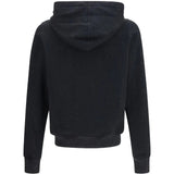 Black hoodie, back view