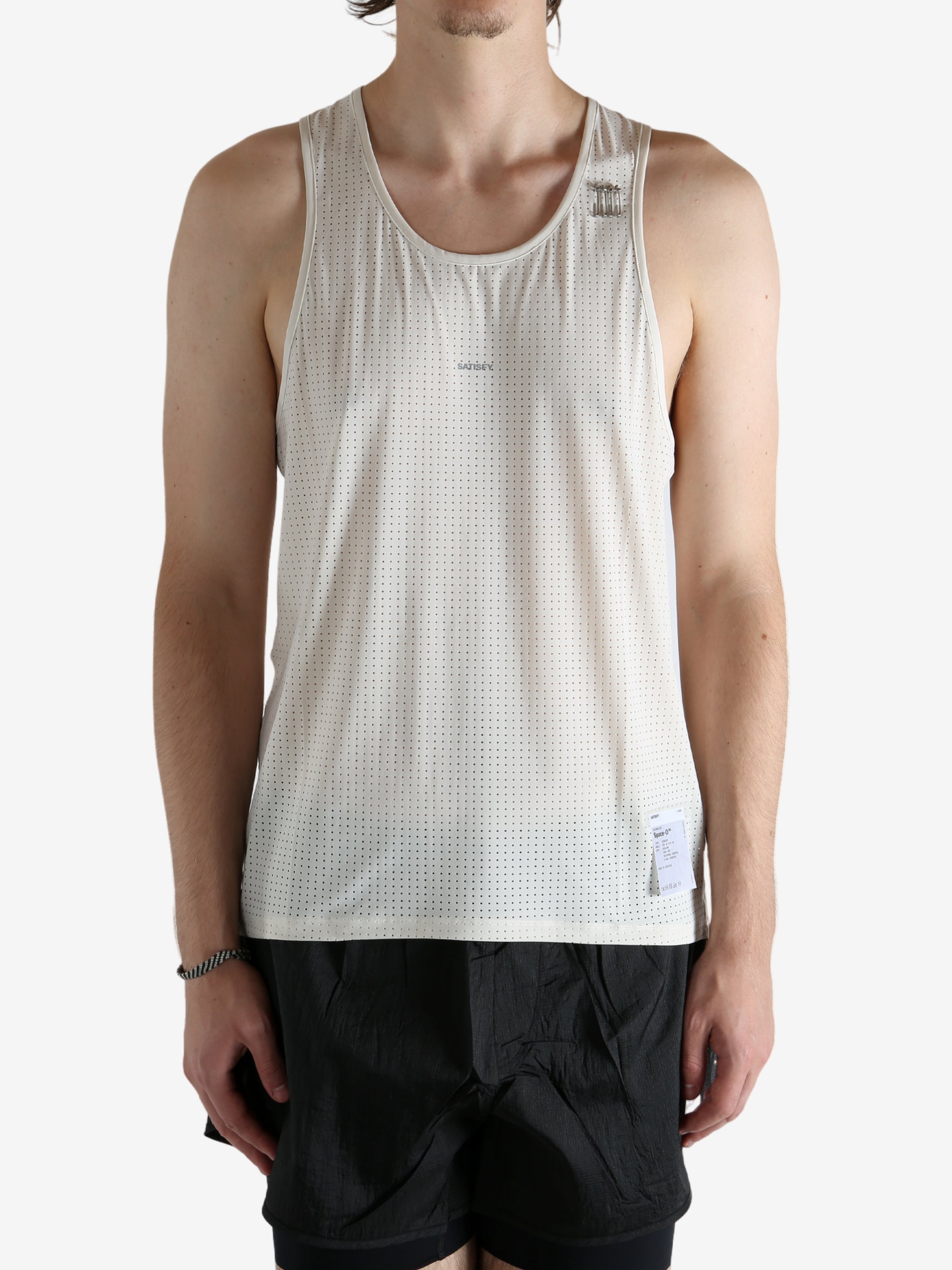 white shirt worn by a person, showing the shirt fit