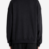 Black hoodie, full body view
