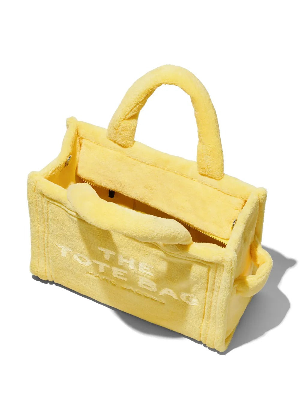 Yellow bag, top view