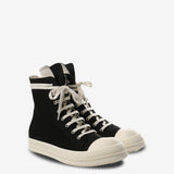 Black sneakers,side view