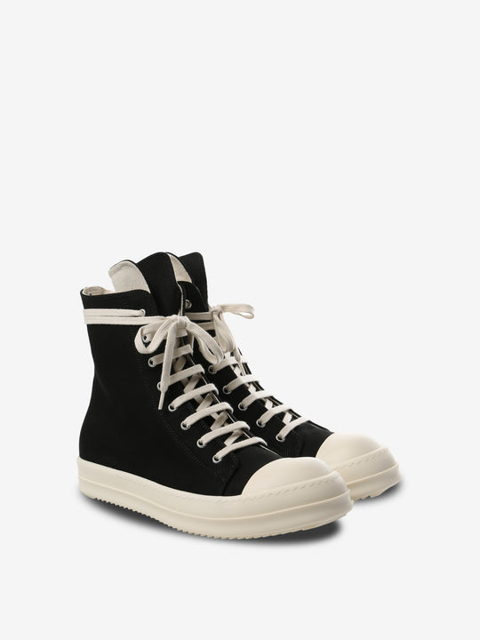 Black sneakers,side view