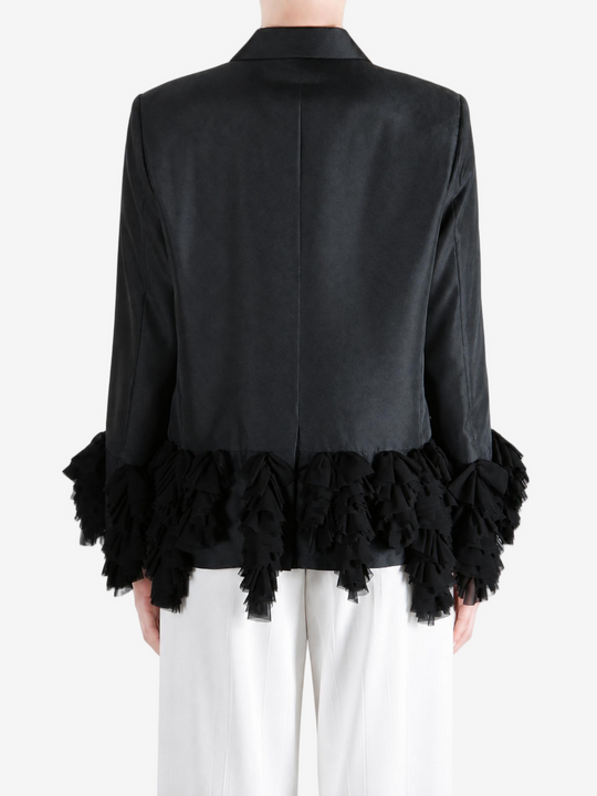Black jacket, full body view