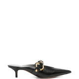 Black shoes, front view