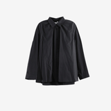 AMOMENTO - Women  Neck Shirring Shirt