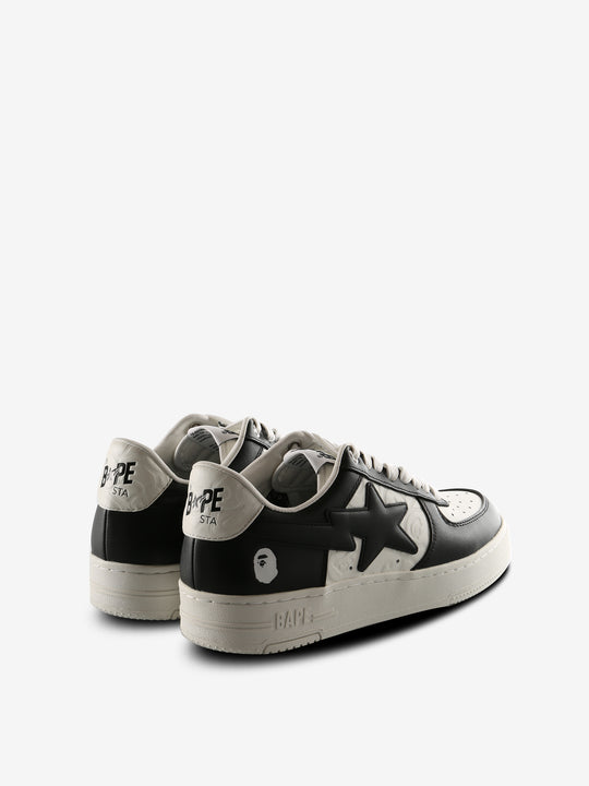 Black sneakers, back view