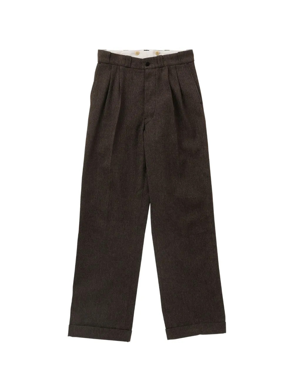 Brown pants, front view