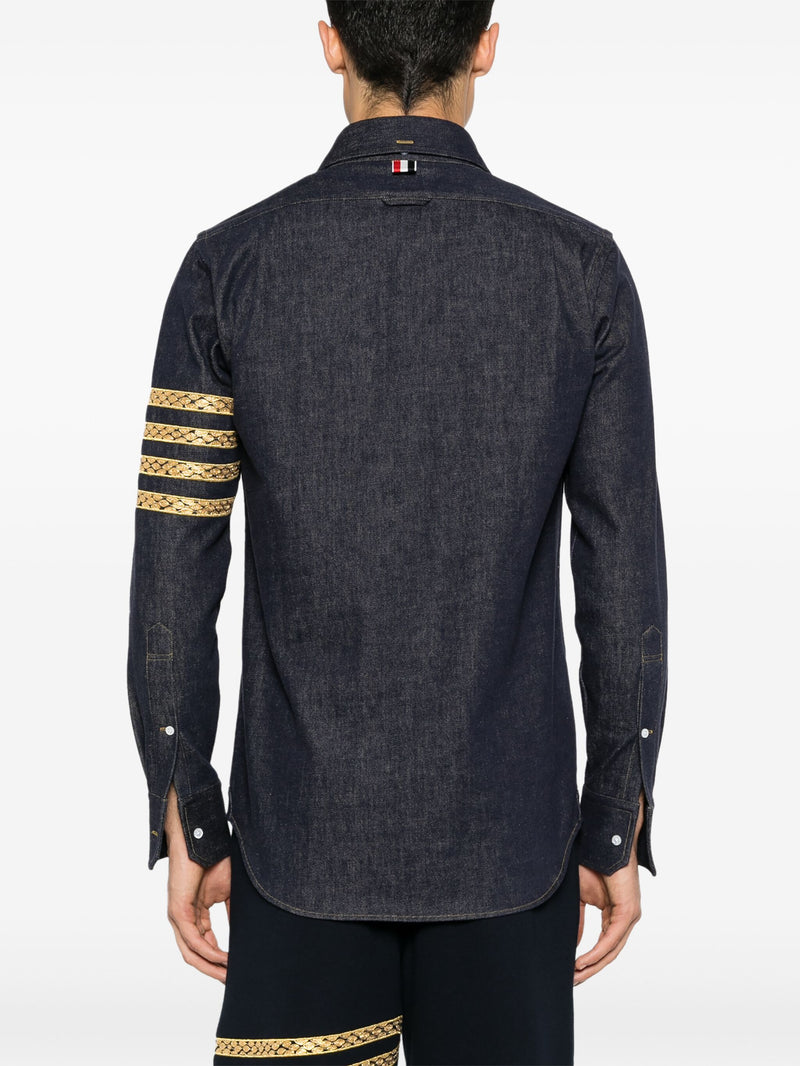 THOM BROWNE - Men Straight Fit Shirt