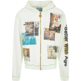 White hoodie, front view