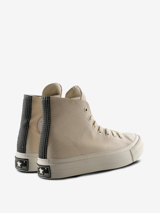 Tan sneakers,back view