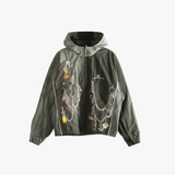 Grey jacket, front view