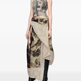 Grey tops, full body view