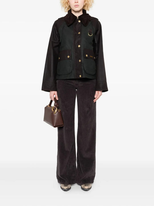 Green jacket, full body view