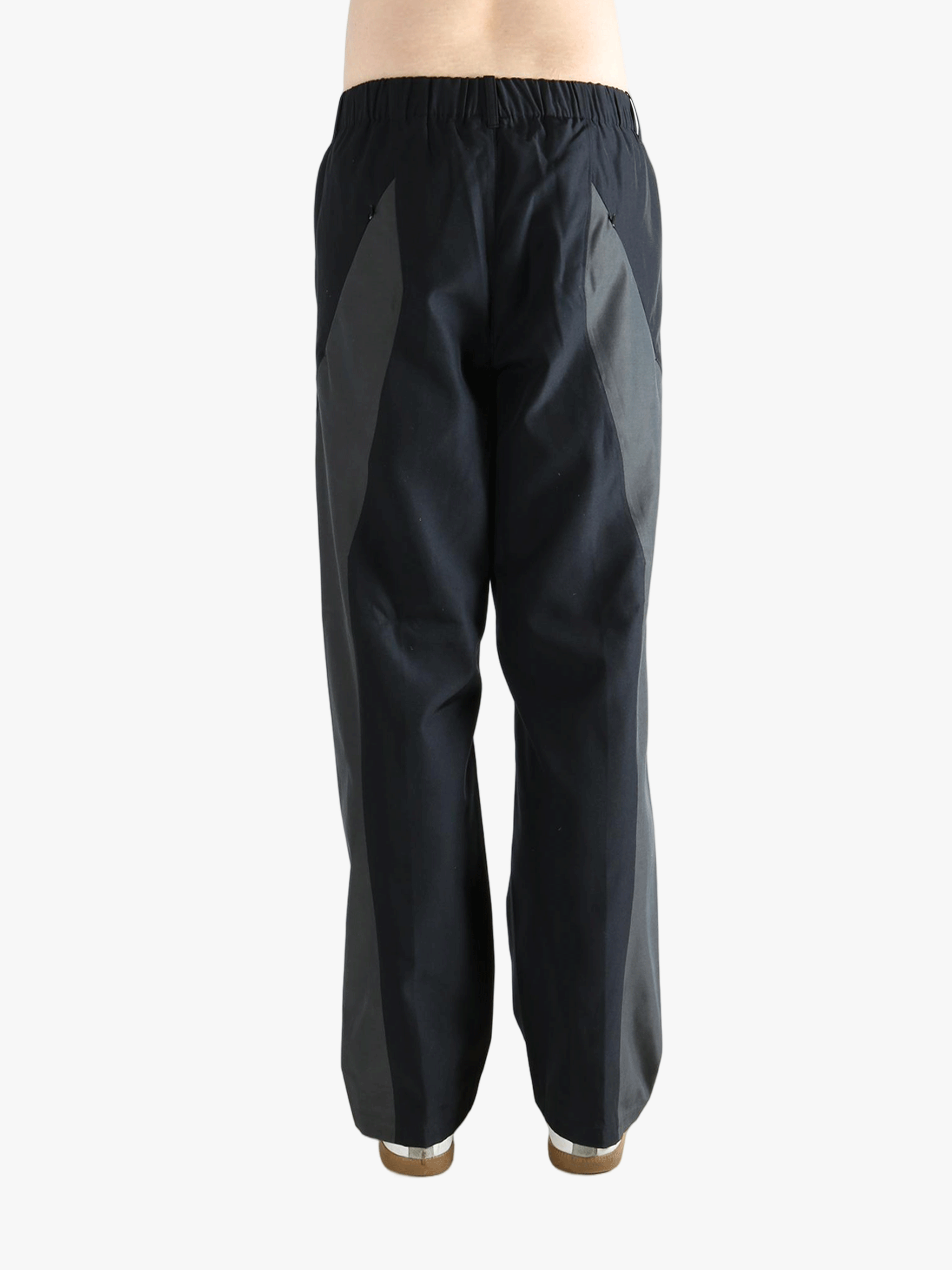 Black pants, back view