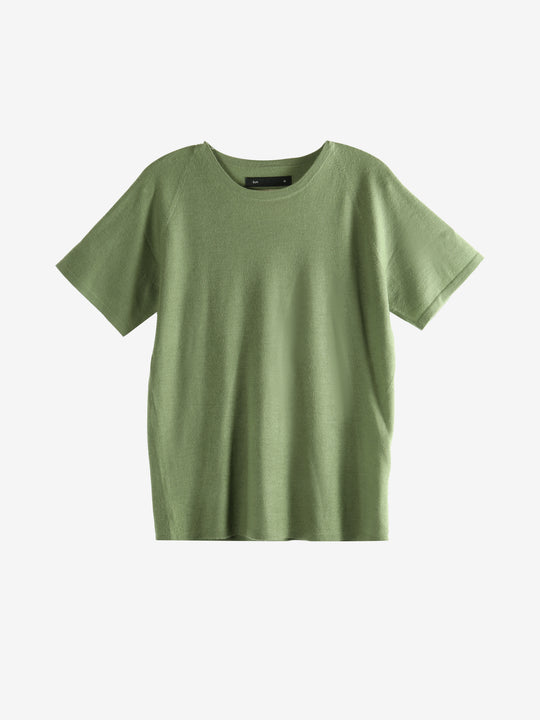 Green t-shirt, front view