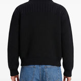 DRIES VAN NOTEN - Men Mock-Neck Cardigan