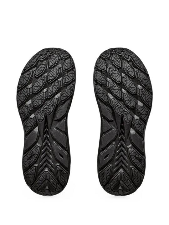 Close up of Black shoes, showing detail