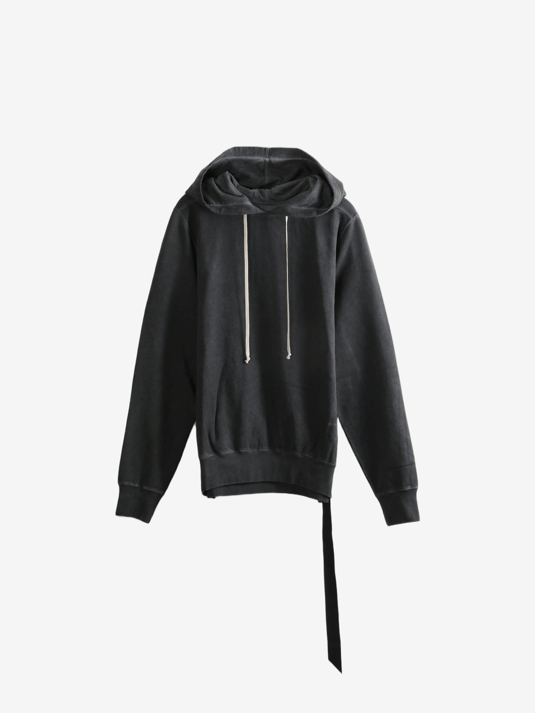 Black hoodie, front view