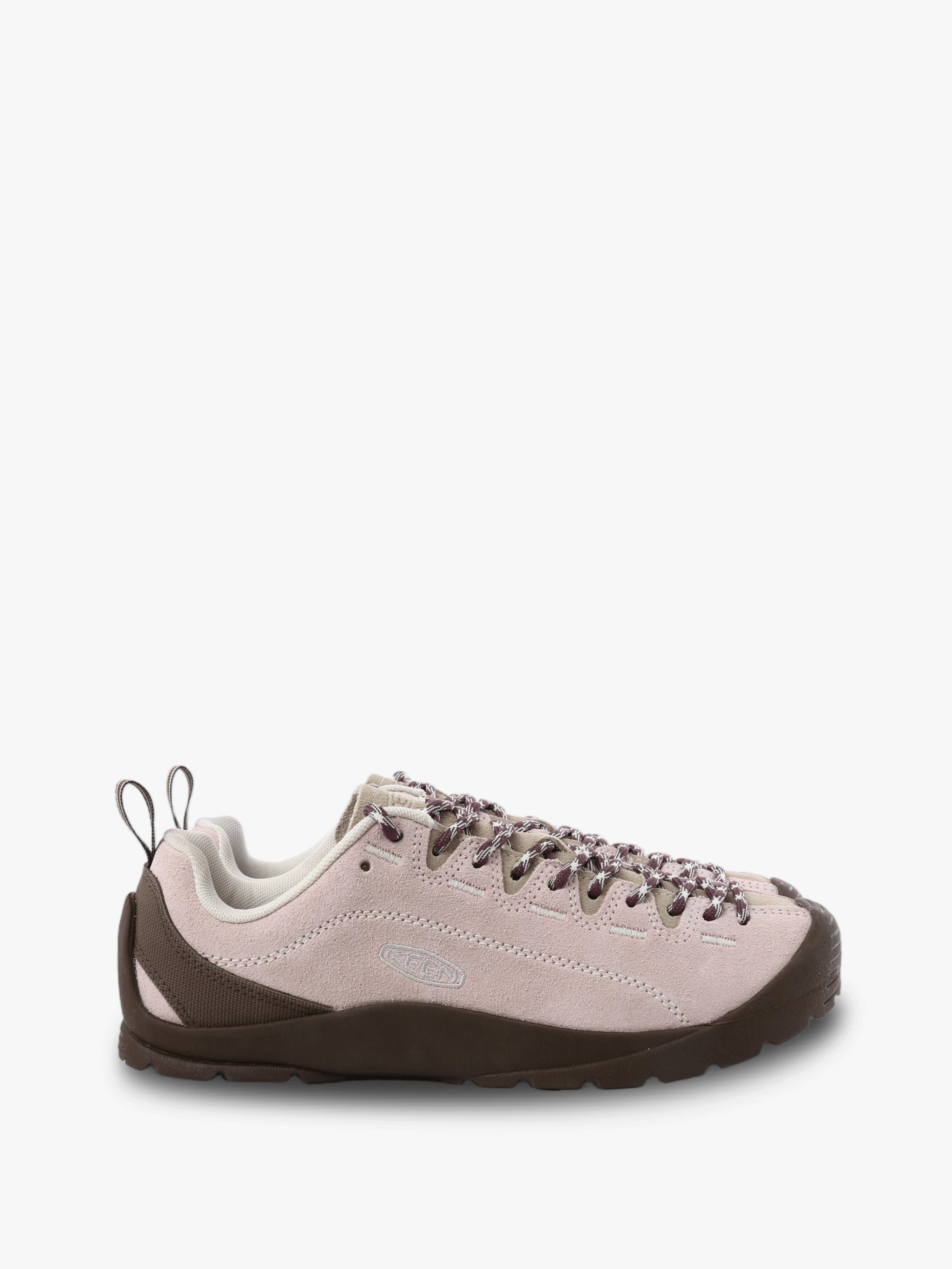 Pink shoes, side view