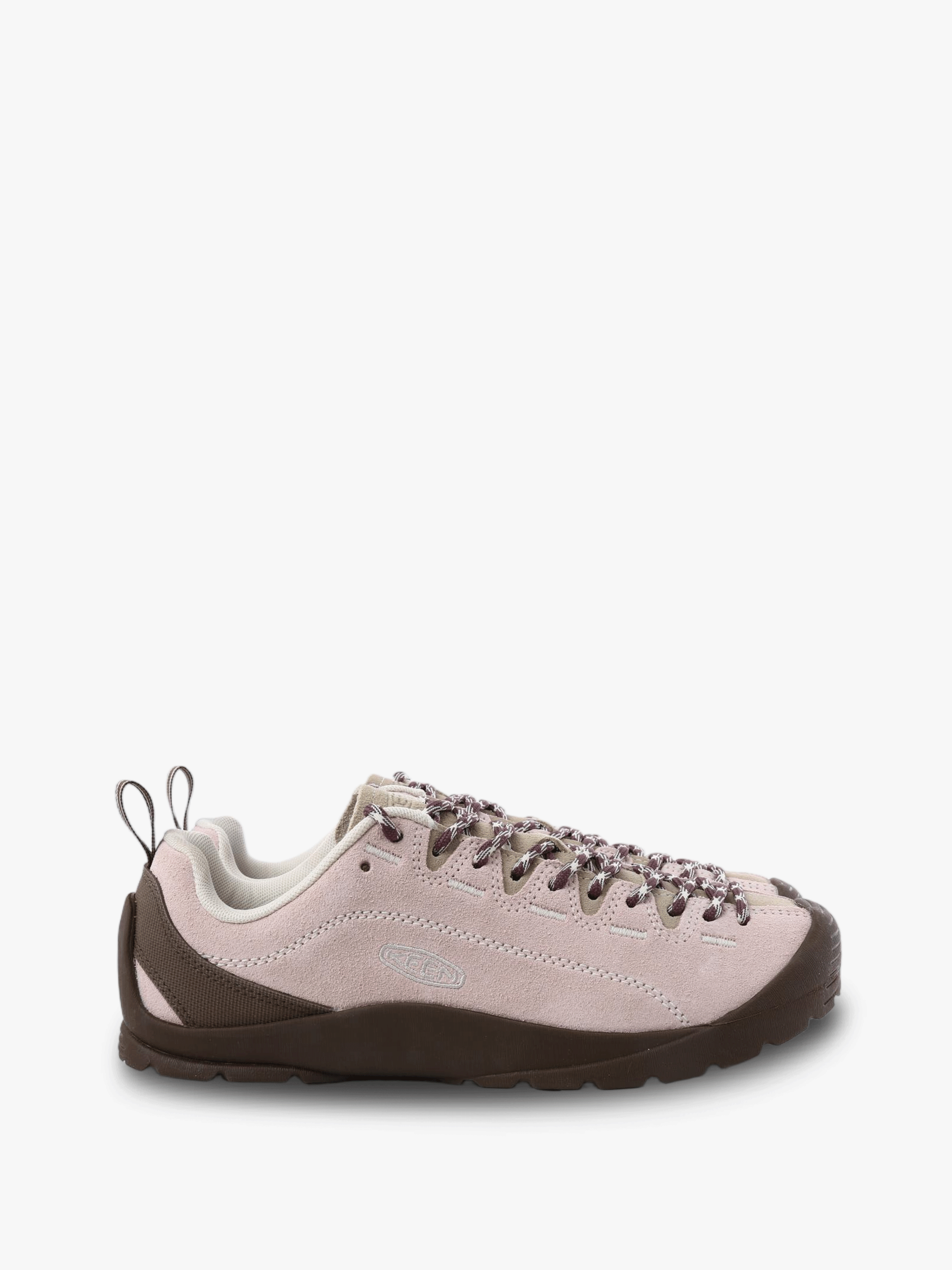 Pink shoes, side view