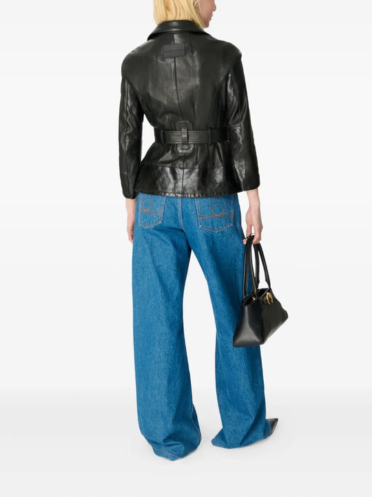 Blue jeans, full body view