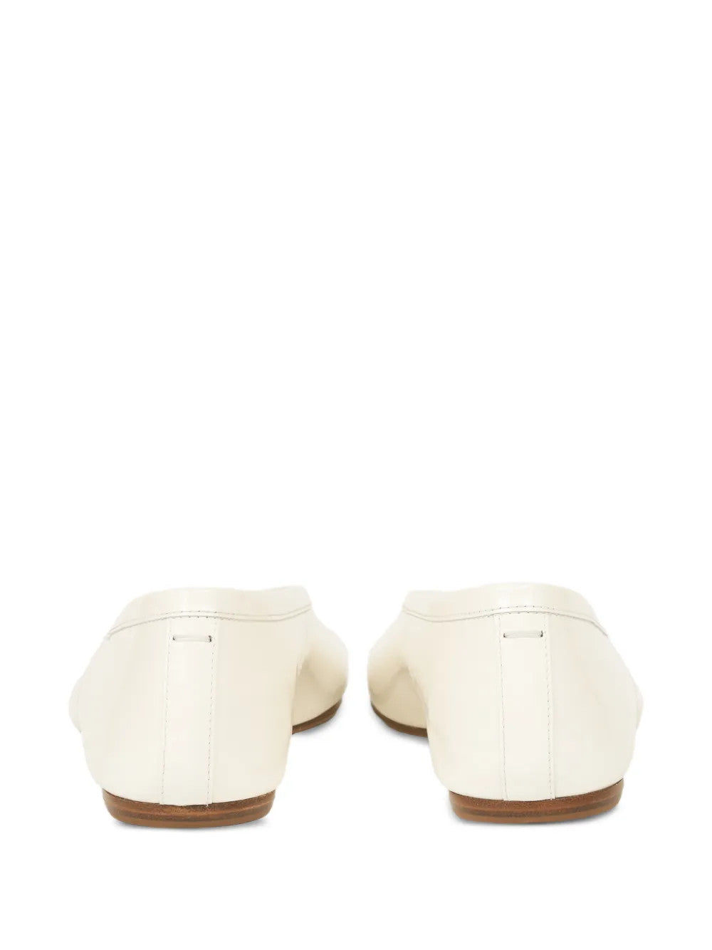 White shoes, back view