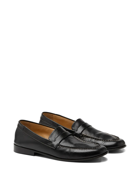 Black shoes, side view