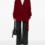 Red coat,full body view