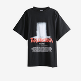 Black t-shirt, front view