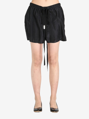 ANN DEMEULEMEESTER - Women Washed Silk Boxer Shorts