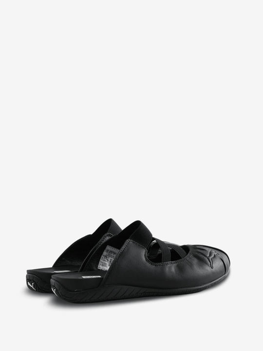 Black shoes, side view