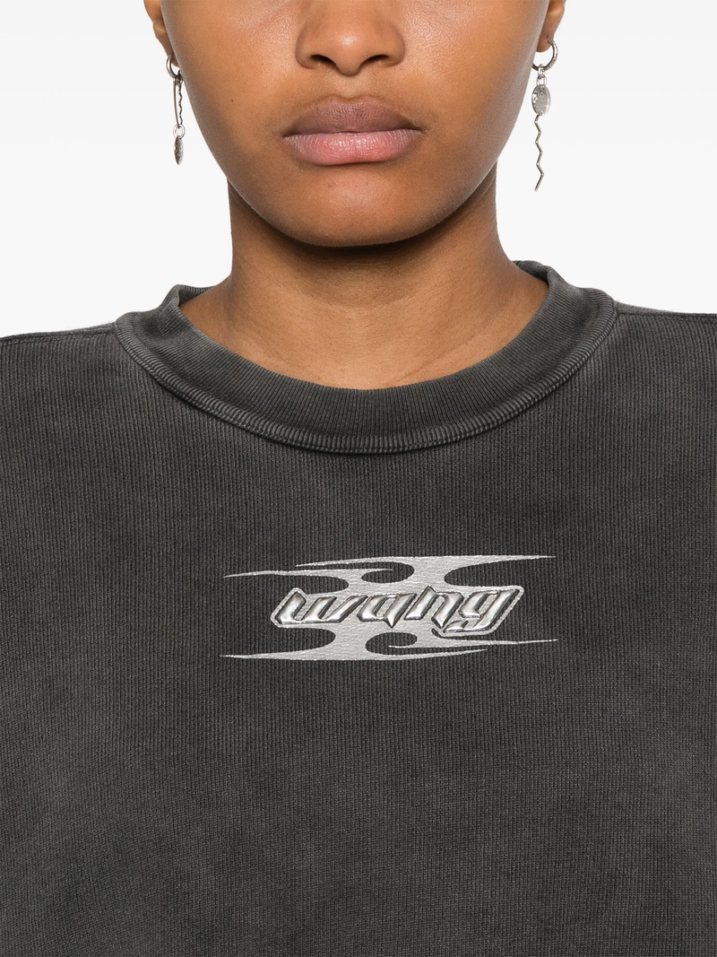 T BY ALEXANDER WANG - Women Crewneck Sweatshirt With Blade Logo