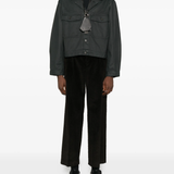 Black jacket , full body view