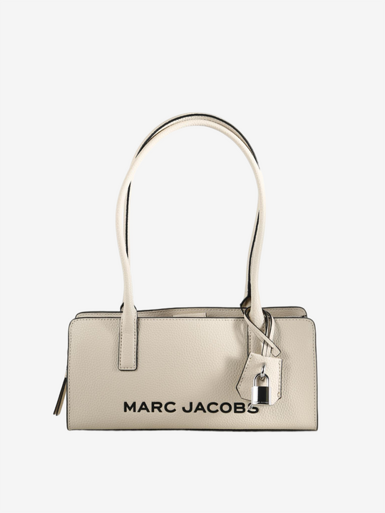 Tan bag, front view