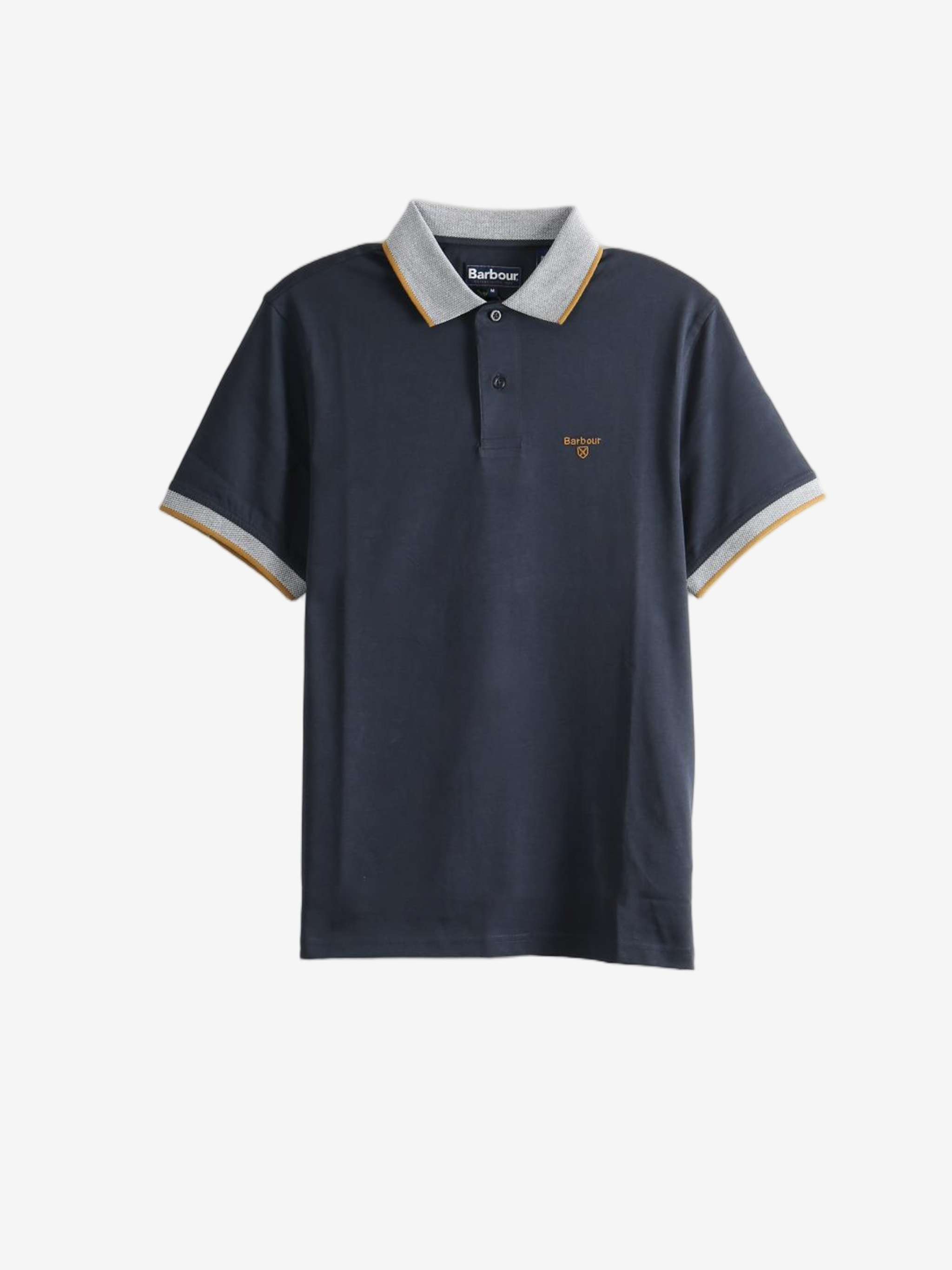 Navy shirt, front view