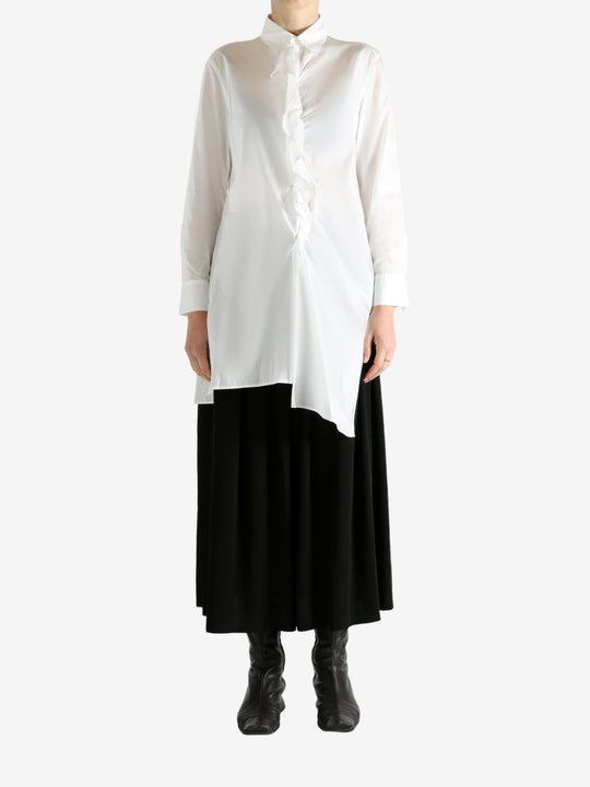 White shirts, full body view