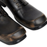 Black shoes, front view