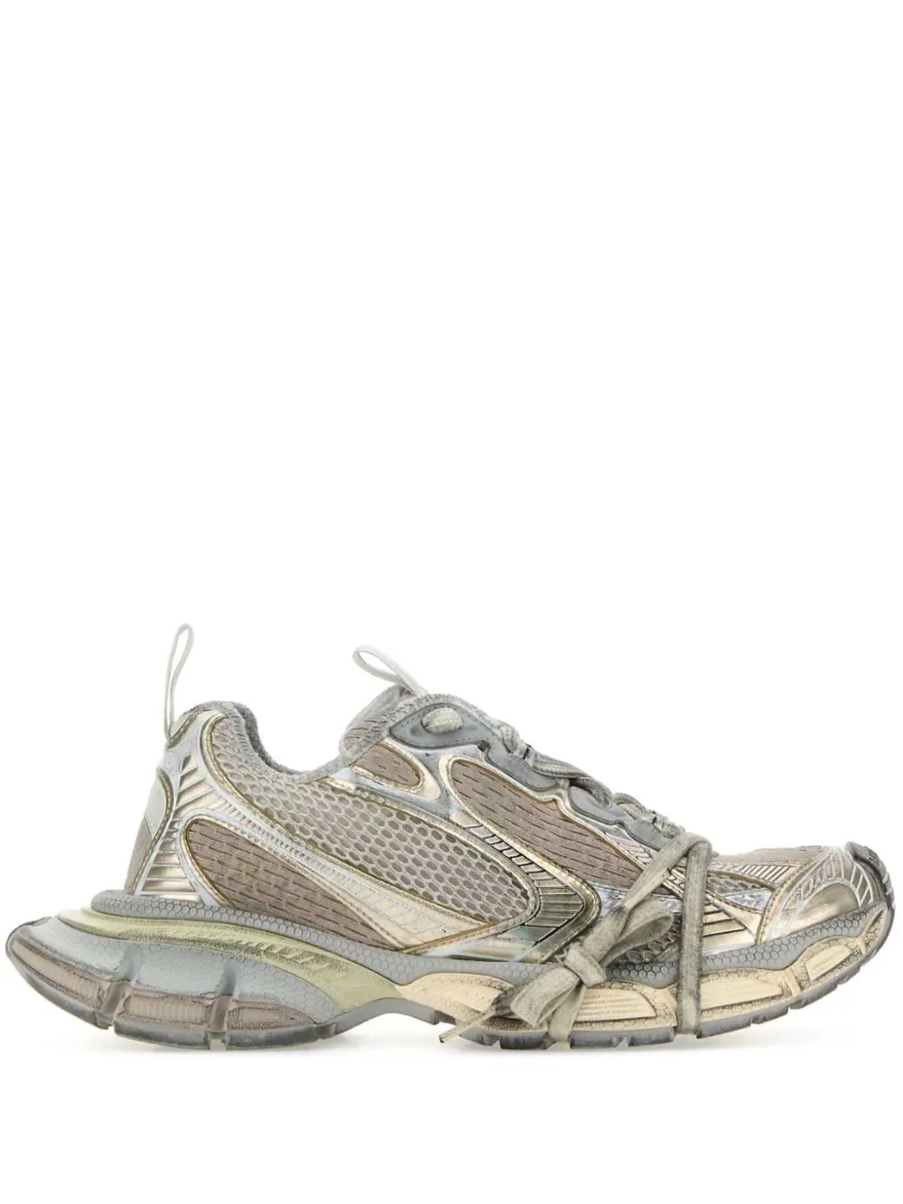 Gray sneaker,front view