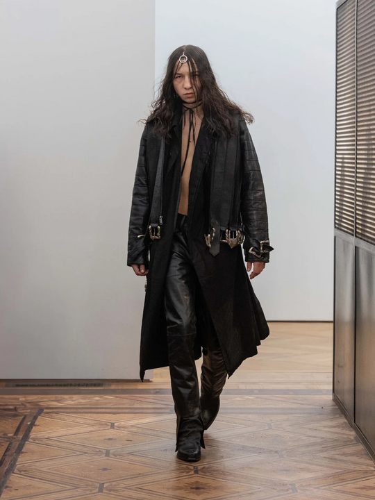 Black jacket, full body view