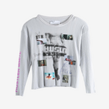 White t-shirt, front view