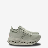 Green sneakers, front view