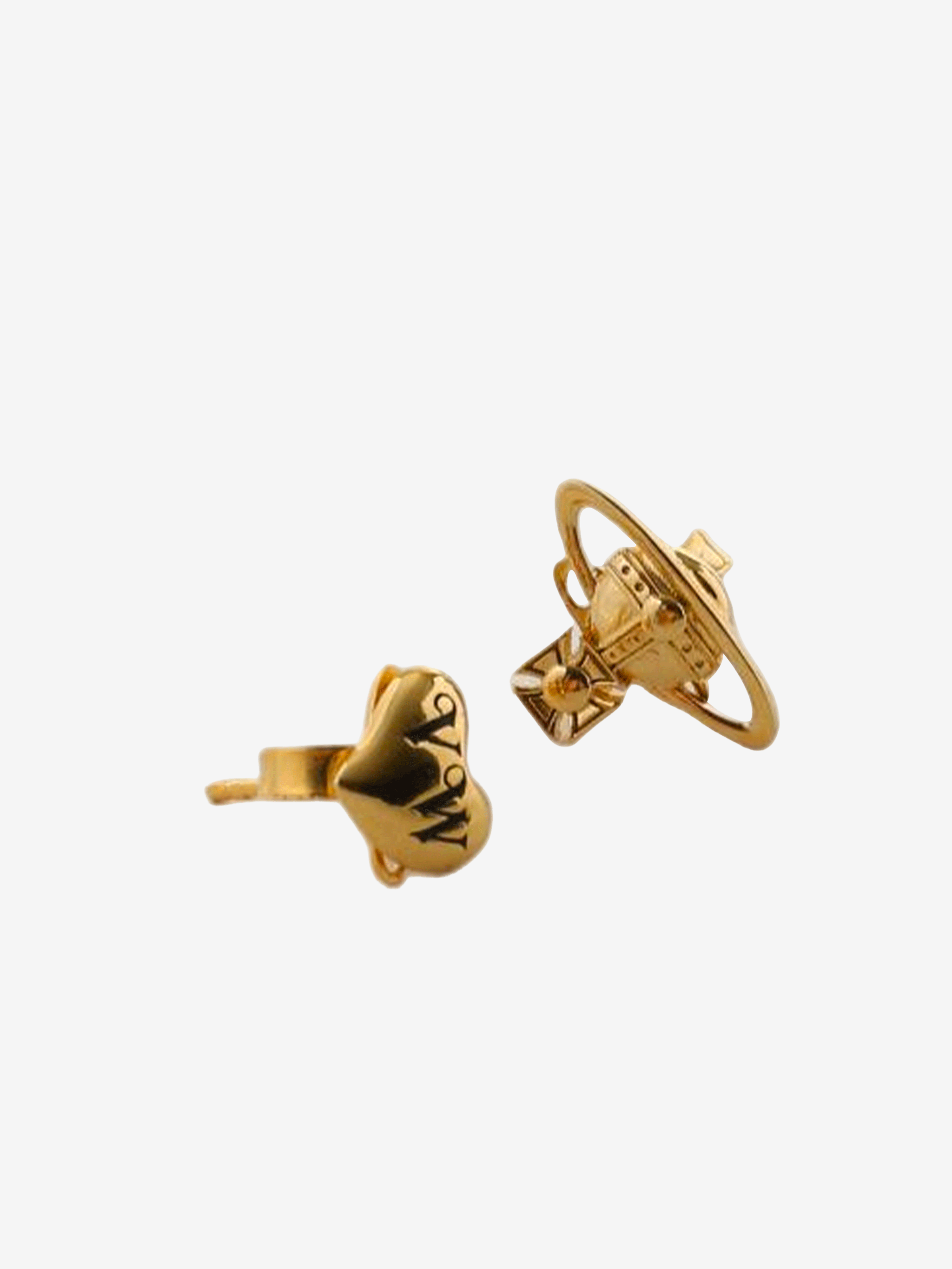 Yellow jewelry, front view