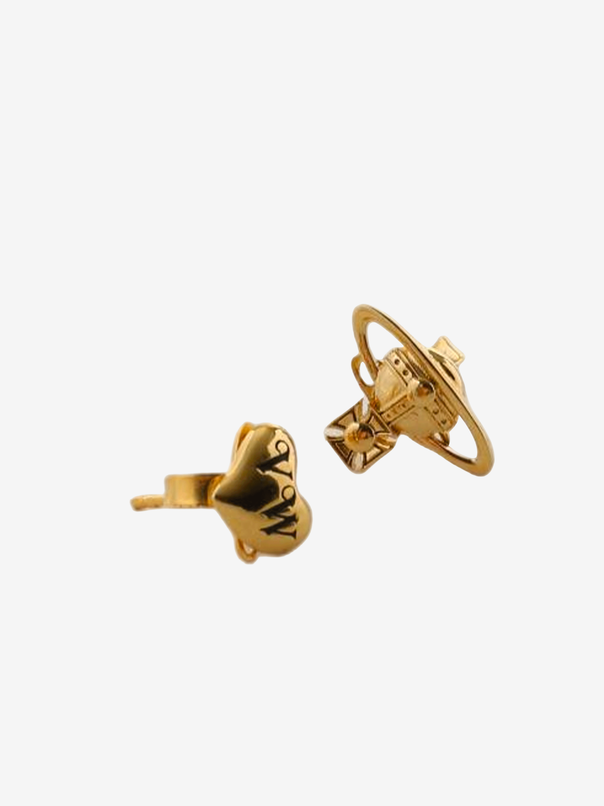 Yellow jewelry, front view