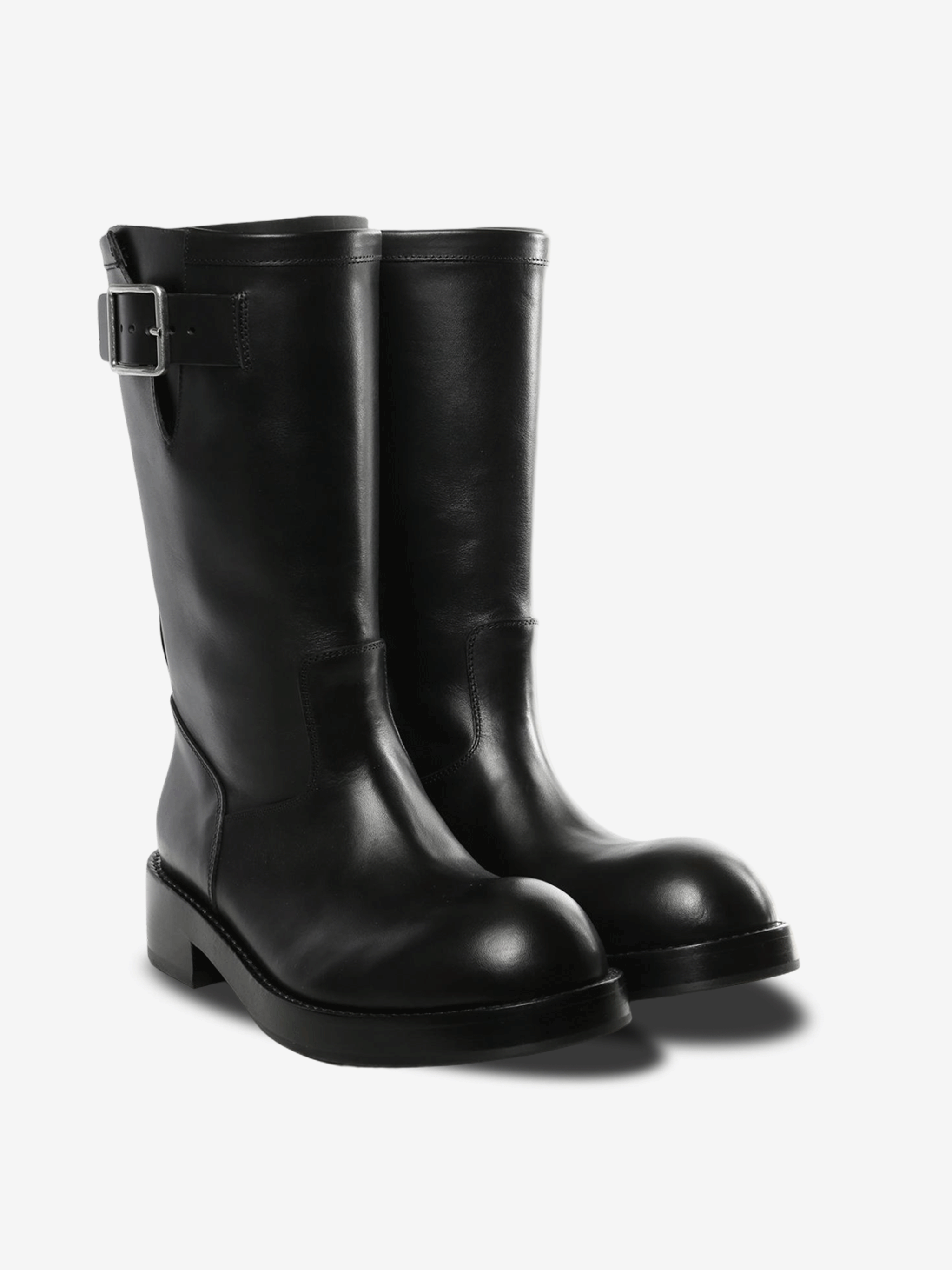 Black boots, side view