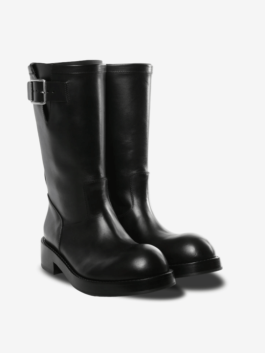 Black boots, side view