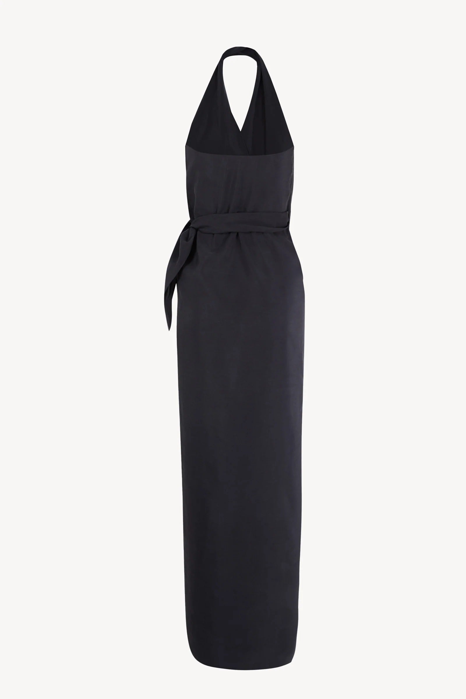 Navy dress, front view
