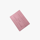 Pink card case, front view