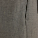 Close up of grey pants,showing texture of the fabric