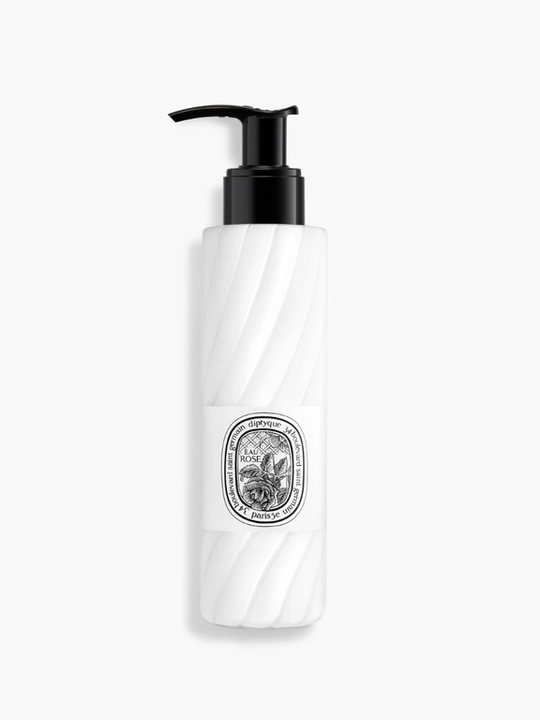White body lotion, front view