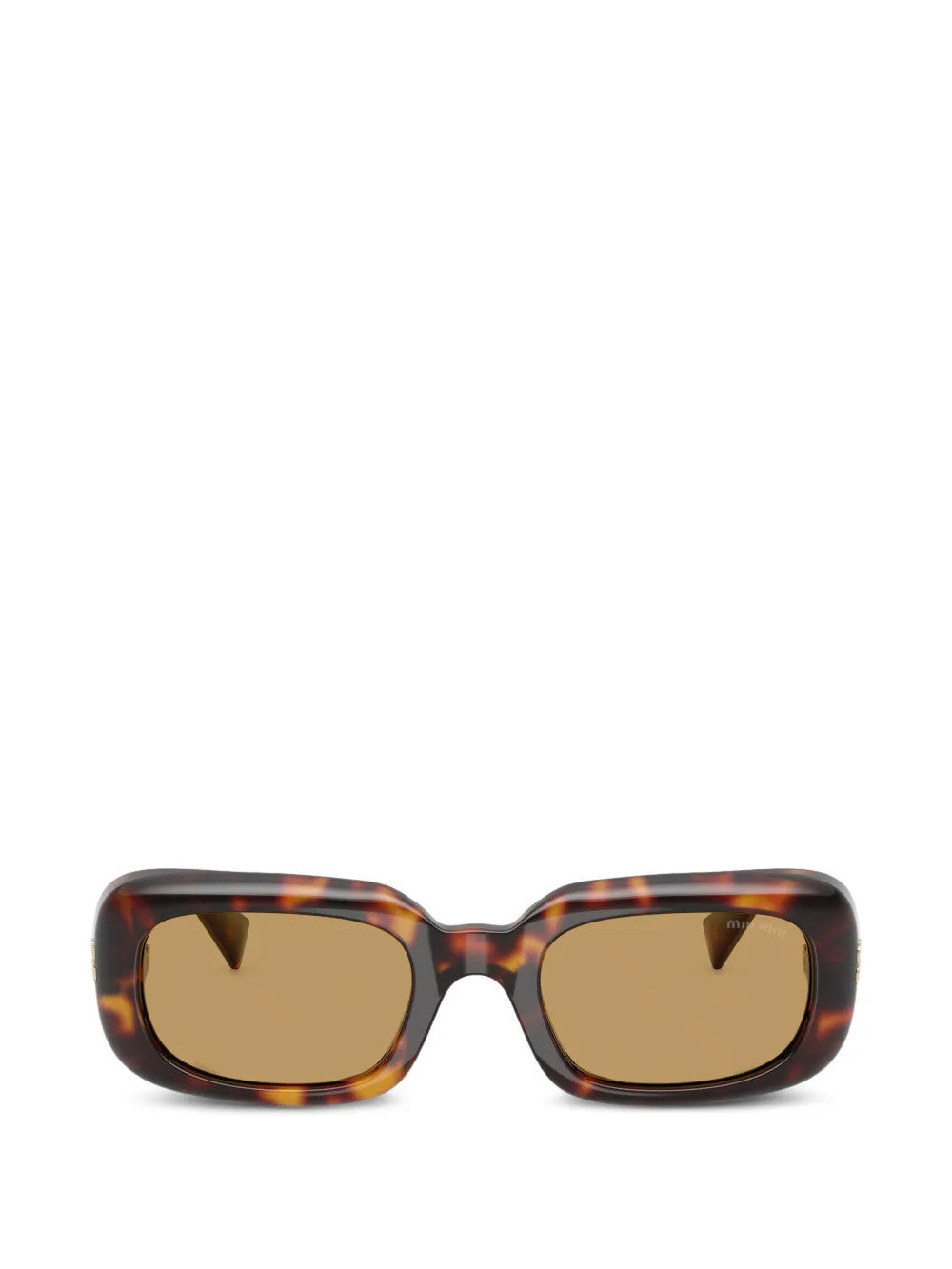 Brown eyewear, front view